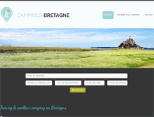 Tablet Screenshot of camping-bretagne.com